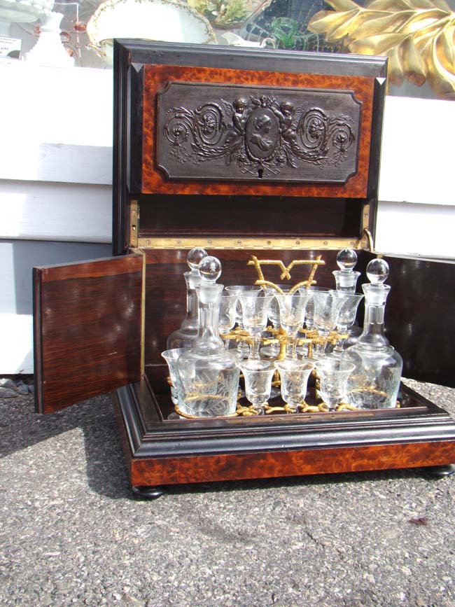 A spectacular 19th century Cordial set, French or English, circa 1860
